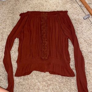 Fabric is thin but not see through elastic on top, bottom and wrists. Sz S